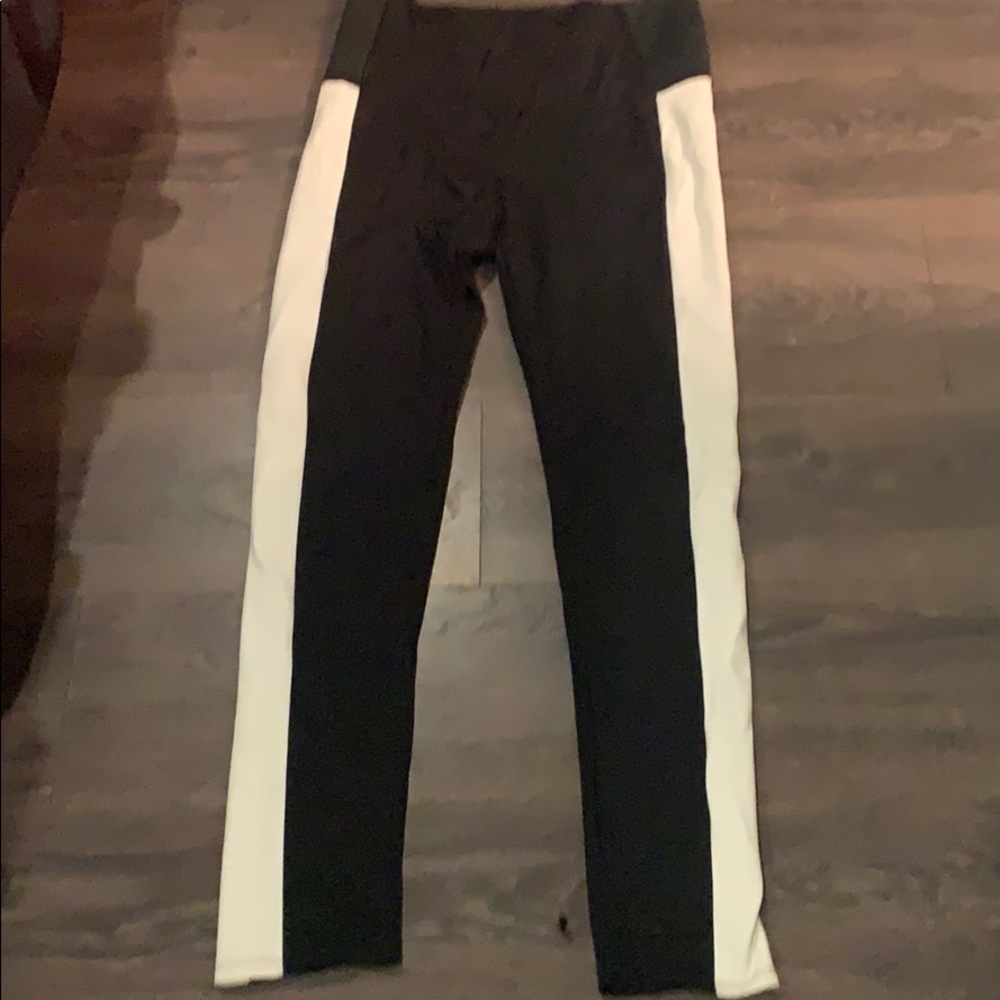 High waisted marching band style pants